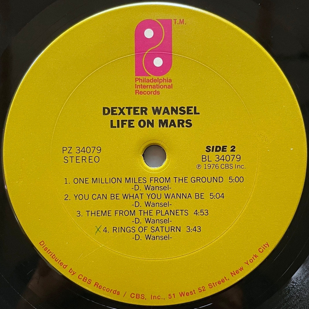 DEXTER WANSEL / LIFE ON MARS - US Philadelphia International Original