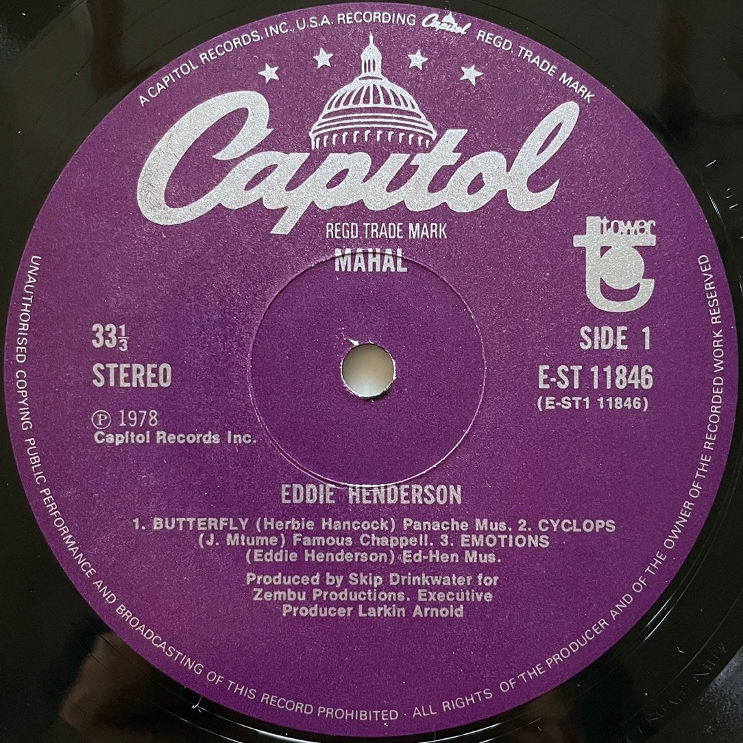 EDDIE HENDERSON / MAHAL - UK Capitol