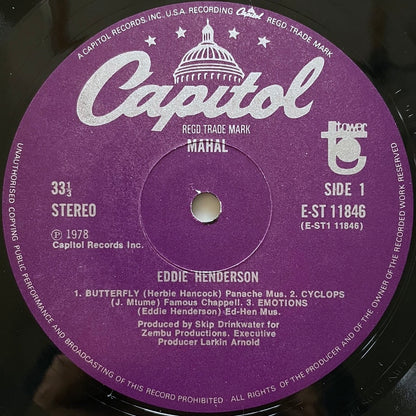 EDDIE HENDERSON / MAHAL - UK Capitol