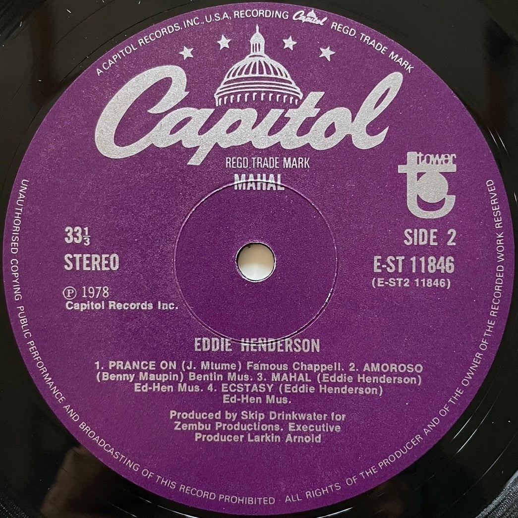 EDDIE HENDERSON / MAHAL - UK Capitol