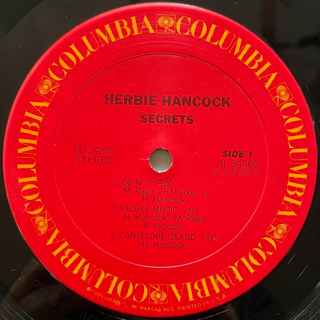 HERBIE HANCOCK / SECRETS - US Columbia Original