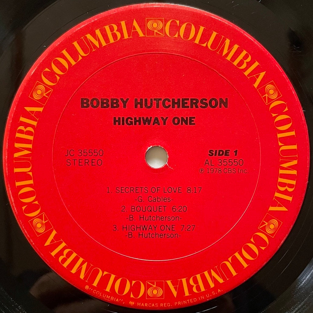 BOBBY HUTCHERSON / HIGHWAY ONE - US Columbia Original