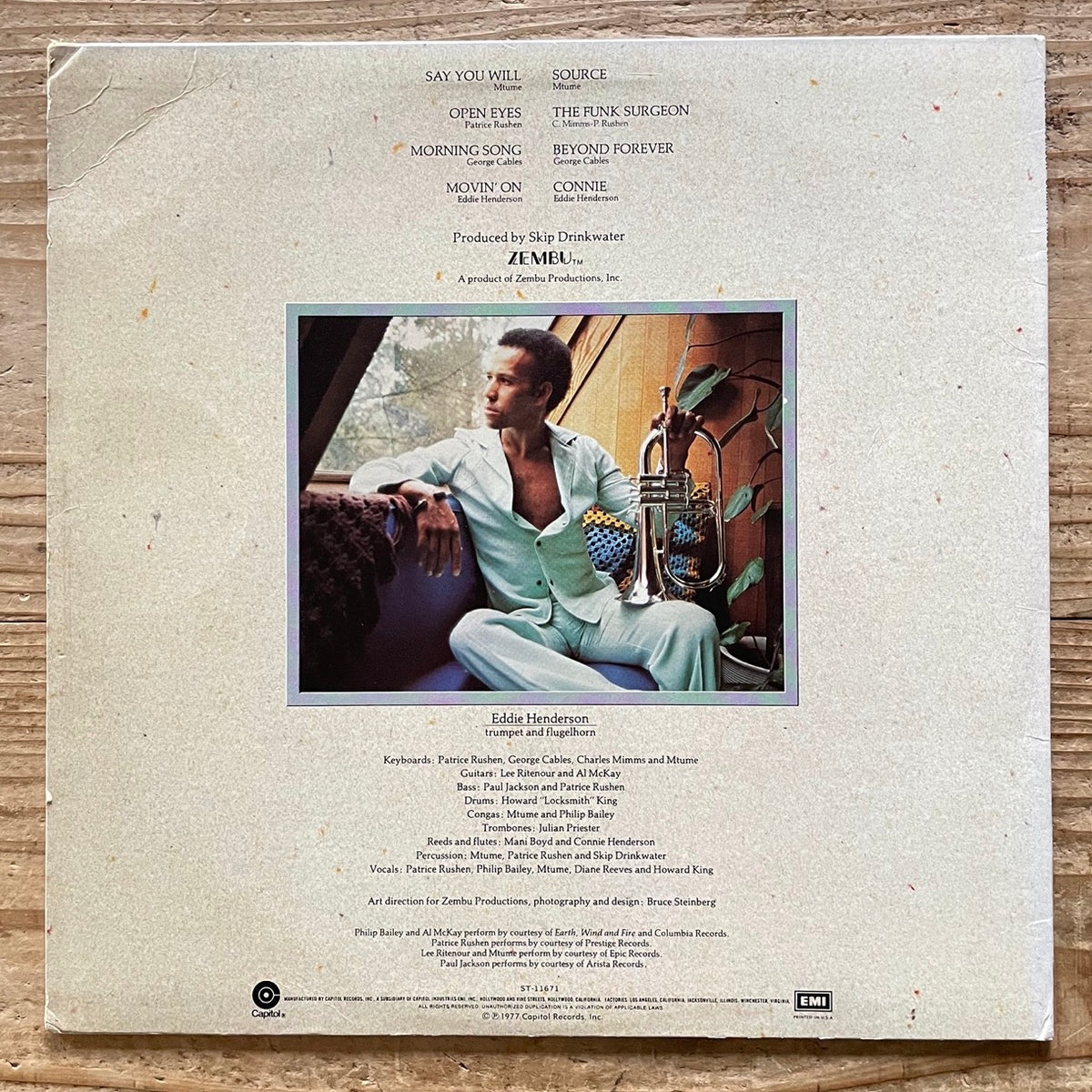 EDDIE HENDERSON / COMIN' THROUGH - US Capitol Original
