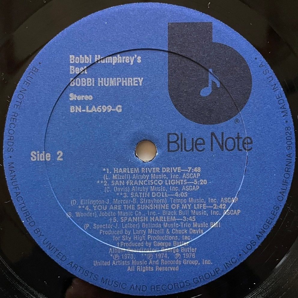 BOBBI HUMPHREY / BEST - US Blue Note