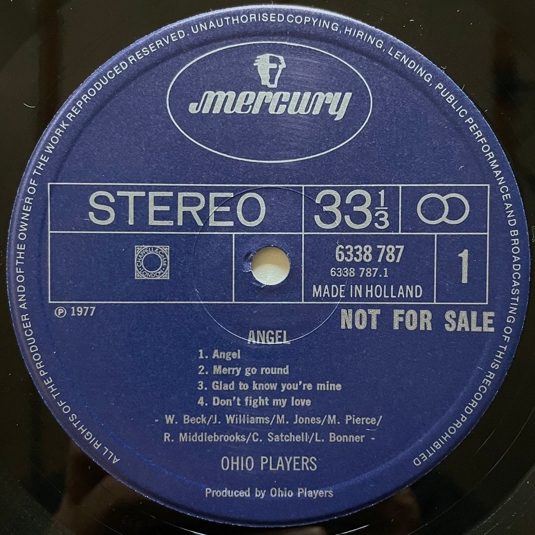 OHIO PLAYERS / OHIO - Dutch Mercury Promo