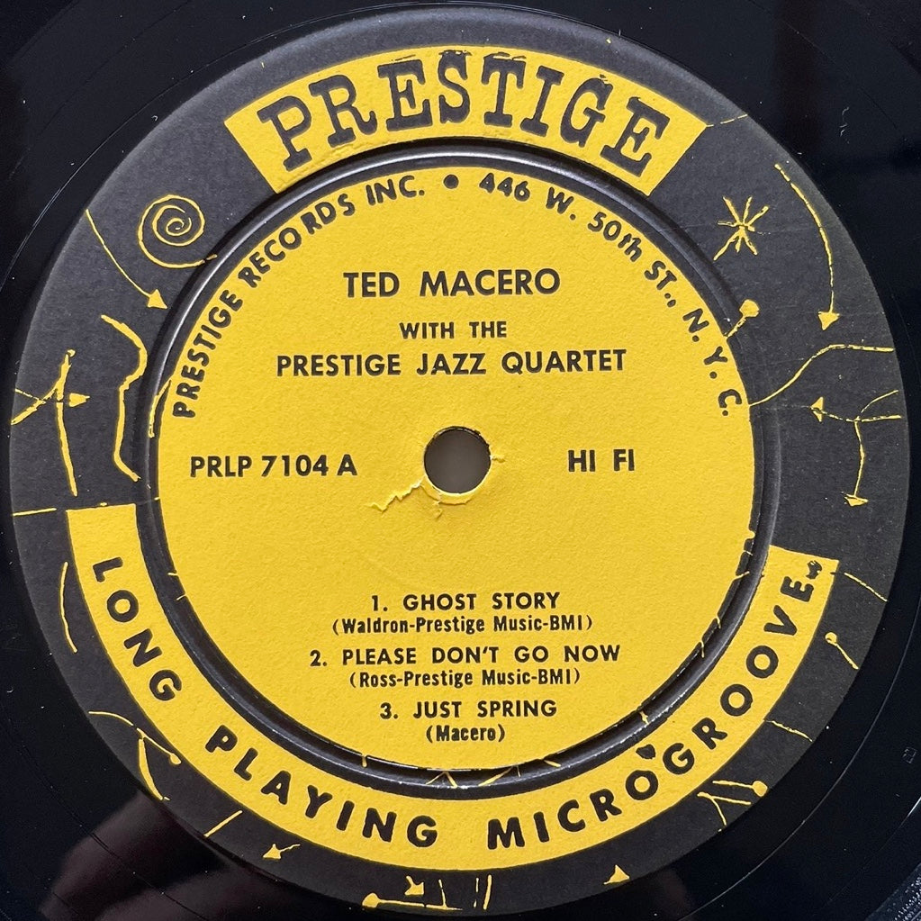 TEO MACERO WITH THE PRESTIGE JAZZ QUARTET / TEO - US Prestige Original