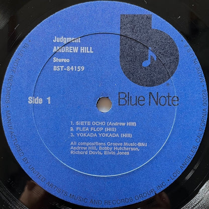 ANDREW HILL / JUDGMENT! - US Blue Note ♪ VAN GELDER
