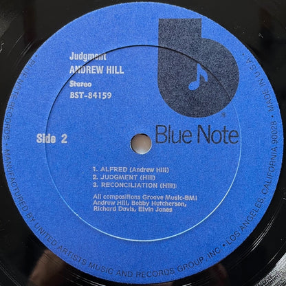 ANDREW HILL / JUDGMENT! - US Blue Note ♪ VAN GELDER