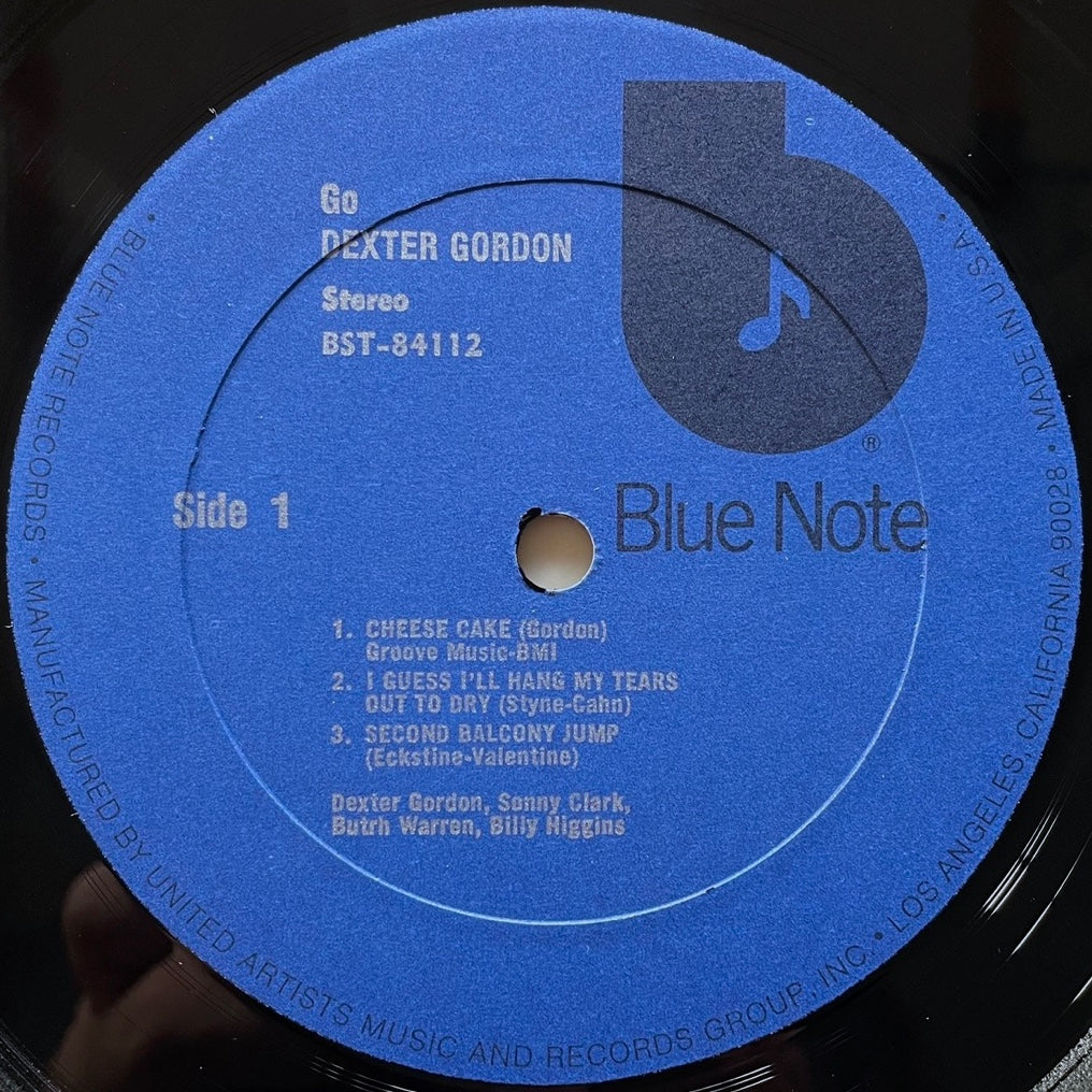 DEXTER GORDON / GO - US Blue Note ♪ VAN GELDER