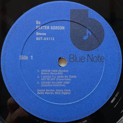 DEXTER GORDON / GO - US Blue Note ♪ VAN GELDER