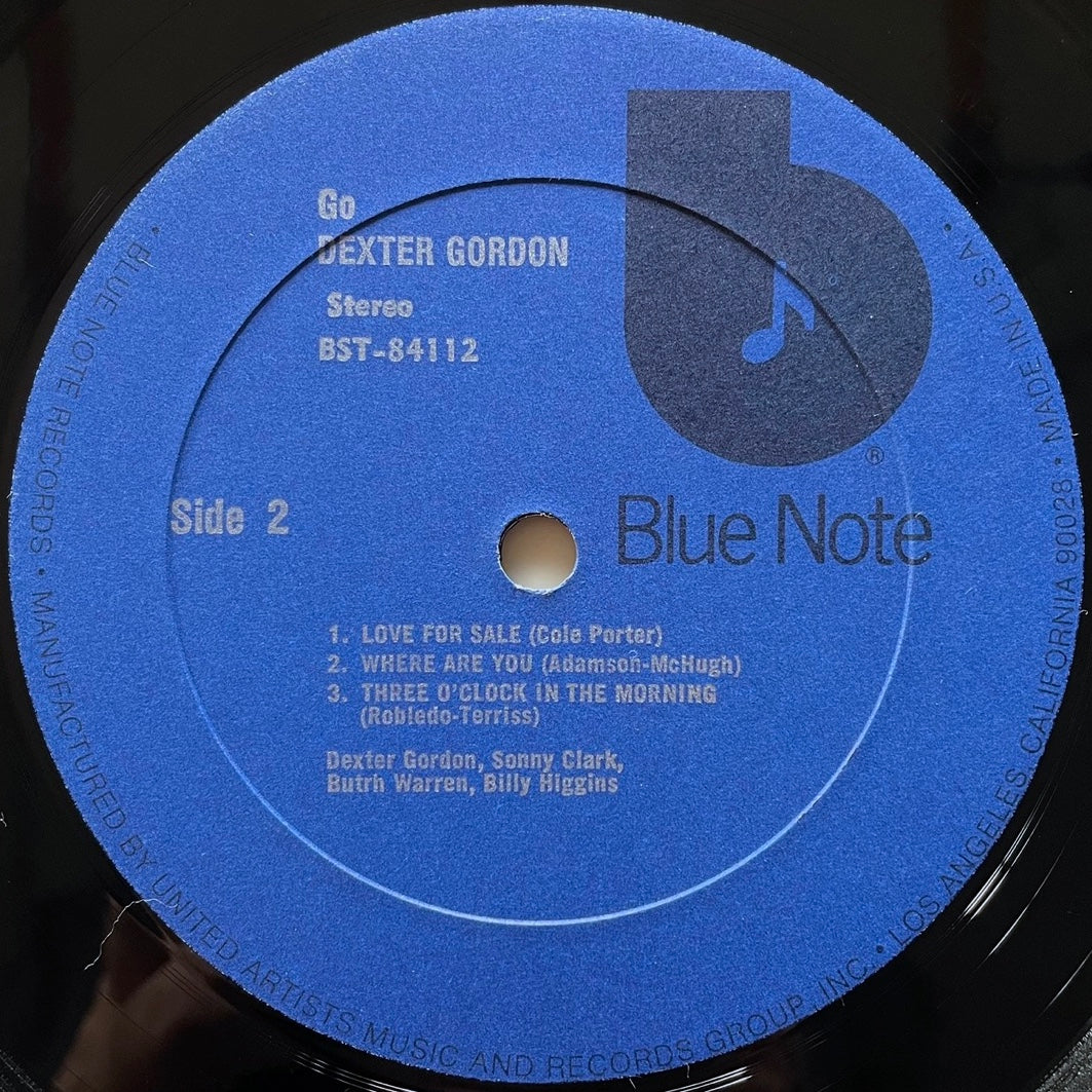 DEXTER GORDON / GO - US Blue Note ♪ VAN GELDER