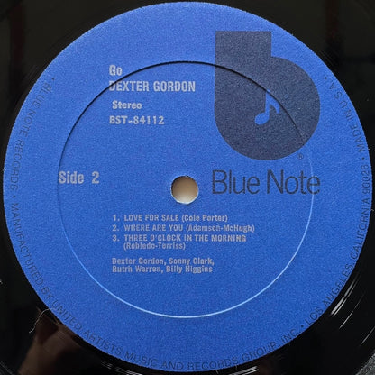 DEXTER GORDON / GO - US Blue Note ♪ VAN GELDER