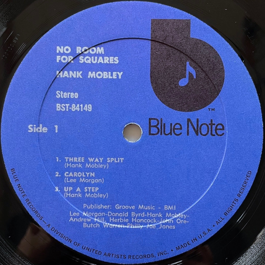 HANK MOBLEY / NO ROOM FOR SQUARES - US Blue Note ♪ VAN GELDER