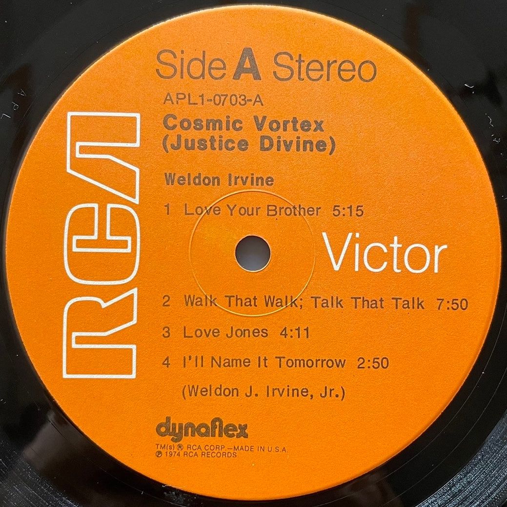 WELDON IRVINE / COSMIC VORTEX - US RCA Original
