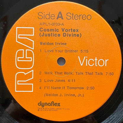 WELDON IRVINE / COSMIC VORTEX - US RCA Original