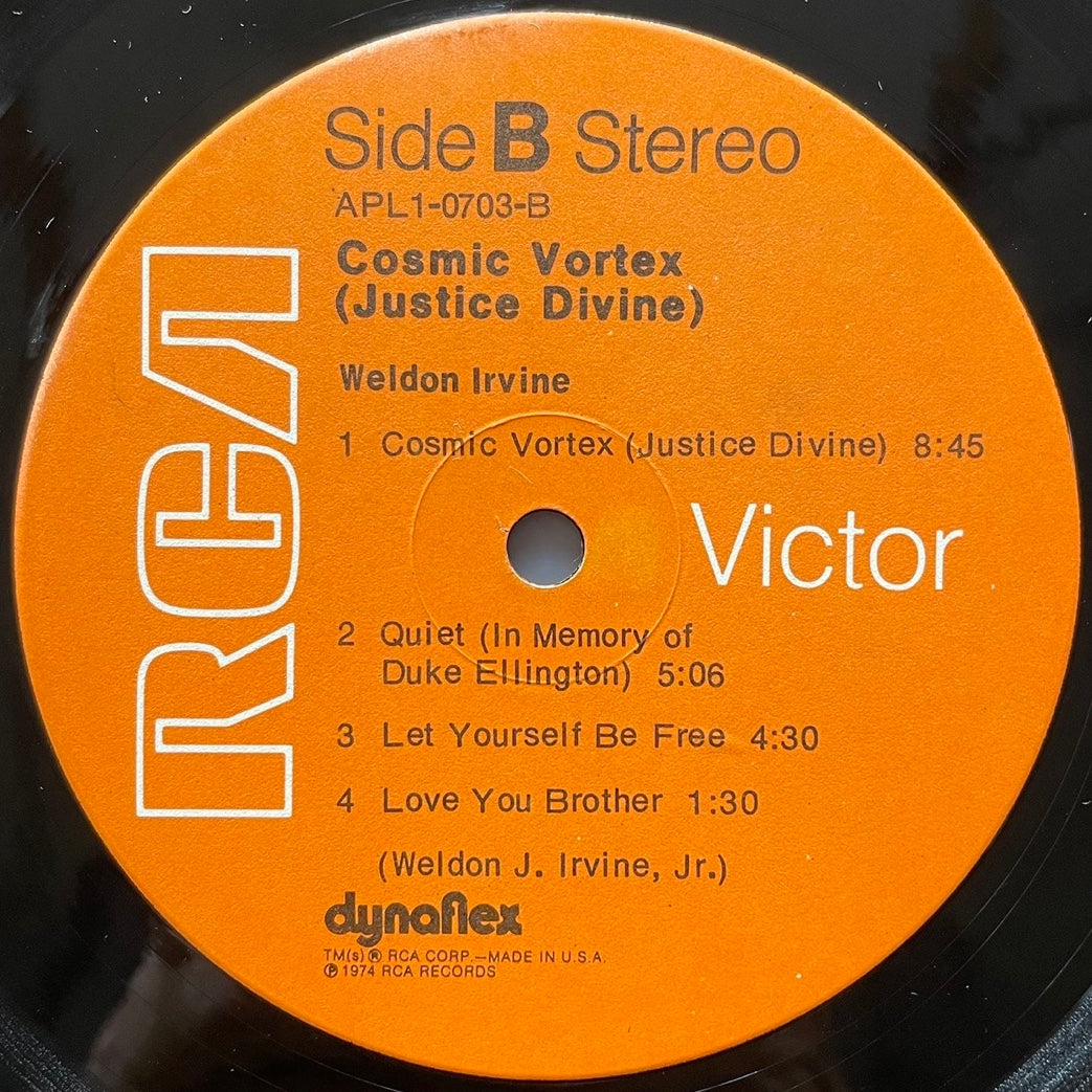 WELDON IRVINE / COSMIC VORTEX - US RCA Original