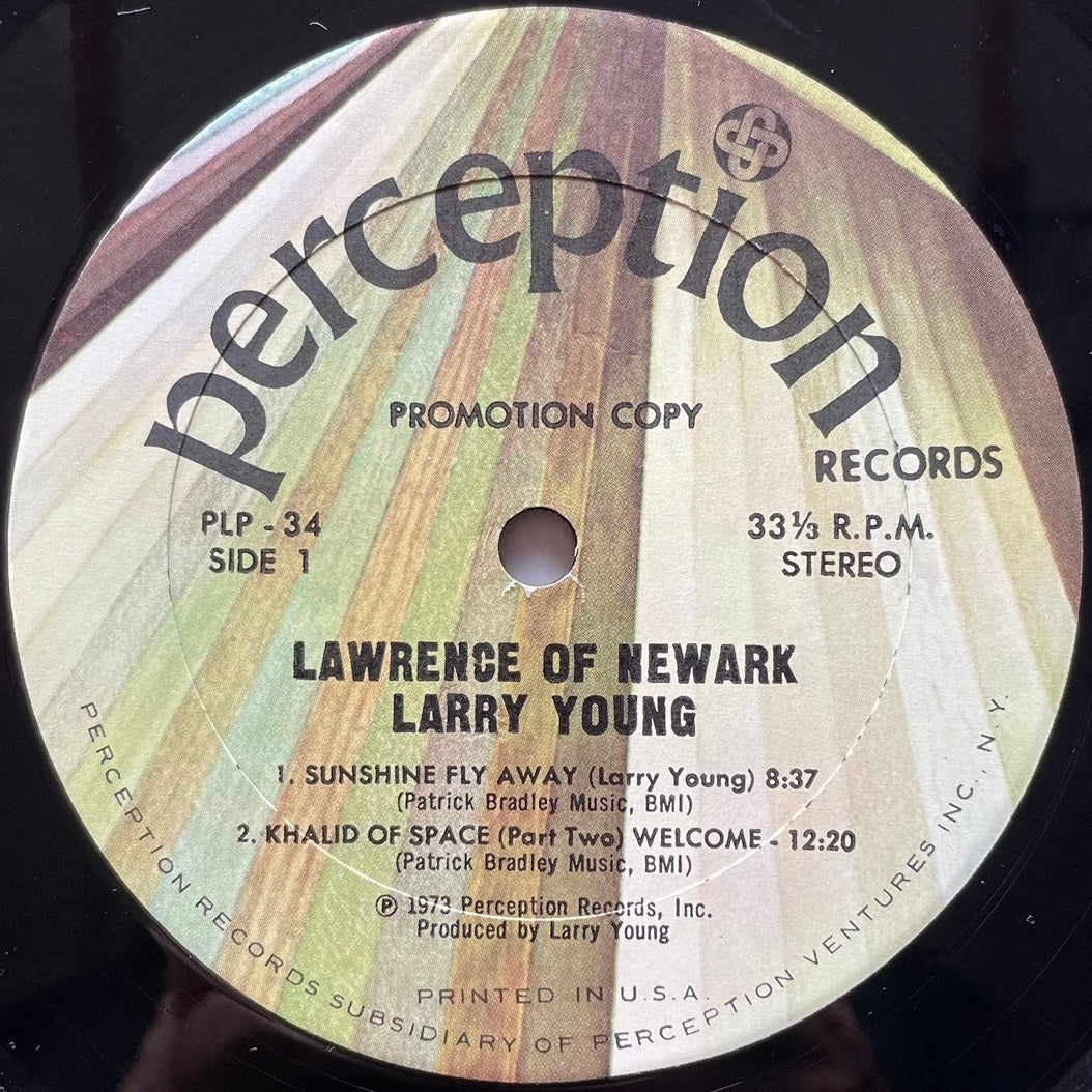 LARRY YOUNG / LAWRENCE OF NEWARK - US Perception Promo Original