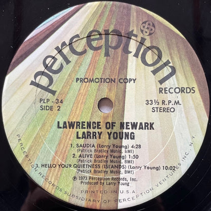LARRY YOUNG / LAWRENCE OF NEWARK - US Perception Promo Original
