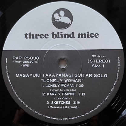 MASAYUKI "JOJO" TAKAYANAGI / LONELY WOMAN - Japan TBM Original
