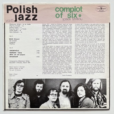 SPISEK SZESCIU / COMPLOT OF SIX