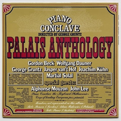 PIANO CONCLAVE / PALAIS ANTHOLOGY