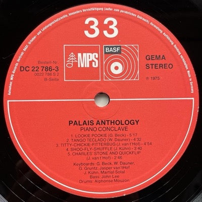 PIANO CONCLAVE / PALAIS ANTHOLOGY